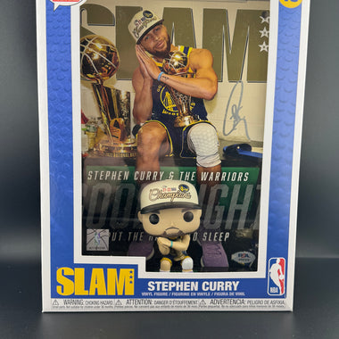 Steph Curry Funko Pop with AUTOGRAPHED Magazine Insert