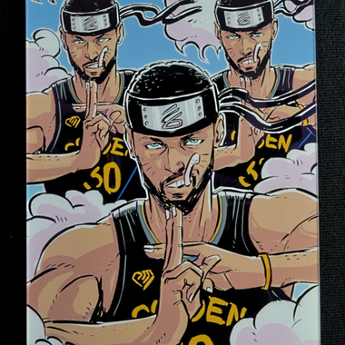 BABY FACE NINJA - 14x21 "Museum Mount" (RWA Bitcoin Ordinal) by Pocket Mountz