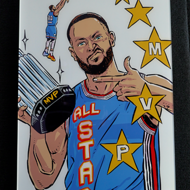 ALL STAR MVP - 14x21 "Museum Mount" (RWA Bitcoin Ordinal) by Pocket Mountz