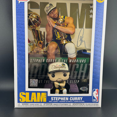 Steph Curry Funko Pop with AUTOGRAPHED Magazine Insert