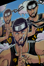 BABY FACE NINJA - 14x21 "Museum Mount" (RWA Bitcoin Ordinal) by Pocket Mountz