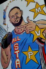 ALL STAR MVP - 14x21 "Museum Mount" (RWA Bitcoin Ordinal) by Pocket Mountz