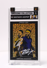 "My Brother's Keeper" GOLD /4 Trading Card Sticker (Canvas & Birdsong Collection)